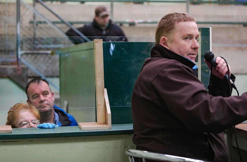 Paddy Casey R.I.P – in action at Kenmare Mart - 19th March 2020. Picture by Valerie O’Sullivan