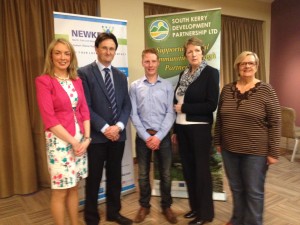 South Kerry winner James Sheehan, Killorglin with SKDP CEO Noel Spillane, Chairperson Sheila Casey and Enterprise Officers Joanne Griffin & Anne O'Riordan