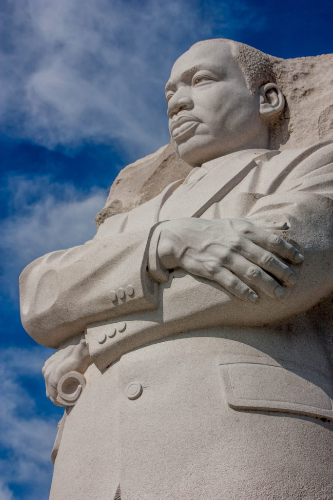 Statue of MARTIN LUTHER KING JR